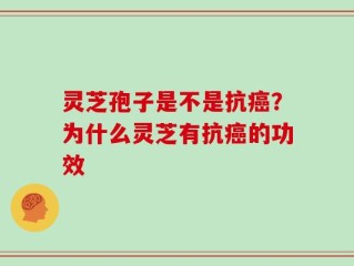 灵芝孢子是不是抗癌？为什么灵芝有抗癌的功效