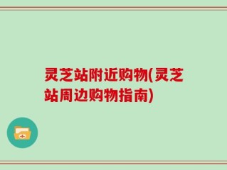 灵芝站附近购物(灵芝站周边购物指南)