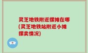 灵芝地铁附近摆摊在哪(灵芝地铁站附近小摊摆卖情况)