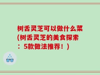 树舌灵芝可以做什么菜(树舌灵芝的美食探索：5款做法推荐！)