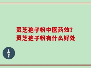 灵芝孢子粉中医药效？灵芝孢子粉有什么好处