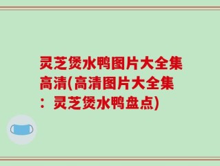 灵芝煲水鸭图片大全集高清(高清图片大全集：灵芝煲水鸭盘点)