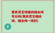 黄芪灵芝炖瘦肉隔水炖可以吗(黄芪灵芝瘦肉炖，隔水炖一样好)