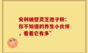 安利破壁灵芝孢子粉：你不知道的养生小伙伴，看看它有多”