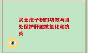 灵芝孢子粉的功效与用处保护肝脏抗氧化和抗炎