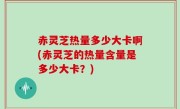 赤灵芝热量多少大卡啊(赤灵芝的热量含量是多少大卡？)