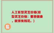 人工巨型灵芝价格(巨型灵芝价格：要想健康，就得有钱花。)