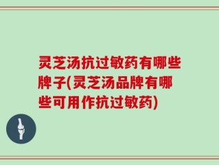 灵芝汤抗过敏药有哪些牌子(灵芝汤品牌有哪些可用作抗过敏药)
