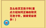怎么收灵芝孢子粉(重点介绍如何正确收取灵芝孢子粉，健康受益更多！)