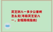 灵芝到八一多少公里啊怎么走(寻路灵芝至八一，全程路线指南)