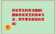 剪纸灵芝的剪法图解(图解剪纸灵芝的简单方法，初学者也能轻松完成)