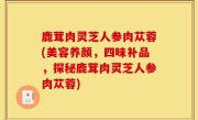 鹿茸肉灵芝人参肉苁蓉(美容养颜，四味补品，探秘鹿茸肉灵芝人参肉苁蓉)