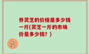 养灵芝的价格是多少钱一斤(灵芝一斤的市场价是多少钱？)
