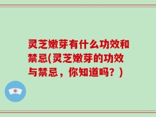 灵芝嫩芽有什么功效和禁忌(灵芝嫩芽的功效与禁忌，你知道吗？)