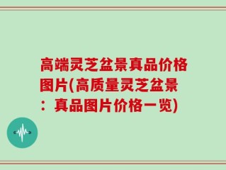 高端灵芝盆景真品价格图片(高质量灵芝盆景：真品图片价格一览)