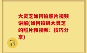大灵芝如何拍照片视频讲解(如何拍摄大灵芝的照片和视频：技巧分享)