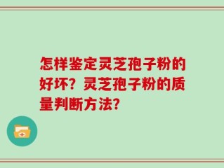怎样鉴定灵芝孢子粉的好坏？灵芝孢子粉的质量判断方法？