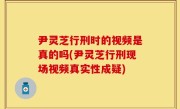尹灵芝行刑时的视频是真的吗(尹灵芝行刑现场视频真实性成疑)