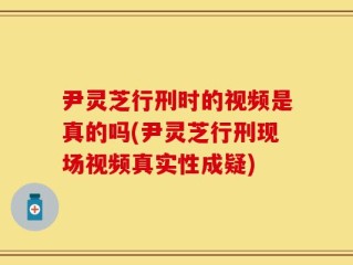 尹灵芝行刑时的视频是真的吗(尹灵芝行刑现场视频真实性成疑)