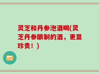 灵芝和丹参泡酒喝(灵芝丹参酿制的酒，更显珍贵！)