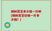 桃树灵芝多少钱一斤啊(桃树灵芝价格一斤多少钱？)