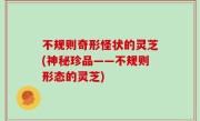 不规则奇形怪状的灵芝(神秘珍品——不规则形态的灵芝)
