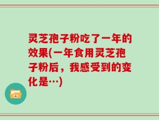 灵芝孢子粉吃了一年的效果(一年食用灵芝孢子粉后，我感受到的变化是…)