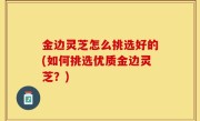 金边灵芝怎么挑选好的(如何挑选优质金边灵芝？)