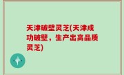 天津破壁灵芝(天津成功破壁，生产出高品质灵芝)