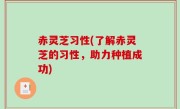 赤灵芝习性(了解赤灵芝的习性，助力种植成功)