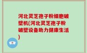 河北灵芝孢子粉细胞破壁机(河北灵芝孢子粉破壁设备助力健康生活)