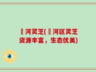 瀍河灵芝(瀍河区灵芝资源丰富，生态优美)