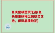 鱼夫堡破壁灵芝孢(鱼夫堡重磅推出破壁灵芝孢，保证品质纯正)