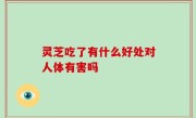 灵芝吃了有什么好处对人体有害吗