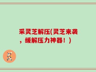 采灵芝解压(灵芝来袭，缓解压力神器！)