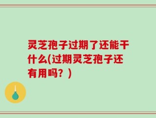 灵芝孢子过期了还能干什么(过期灵芝孢子还有用吗？)
