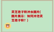 灵芝孢子粉冲水图片(图片展示：如何冲泡灵芝孢子粉？)