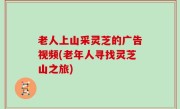 老人上山采灵芝的广告视频(老年人寻找灵芝山之旅)