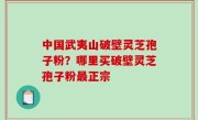 中国武夷山破壁灵芝孢子粉？哪里买破壁灵芝孢子粉最正宗