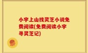小宇上山找灵芝小说免费阅读(免费阅读小宇寻灵芝记)