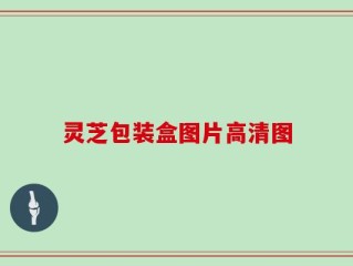 灵芝包装盒图片高清图