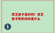 灵芝孢子是药吗？灵芝孢子粉的功效是什么