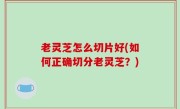 老灵芝怎么切片好(如何正确切分老灵芝？)
