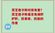 灵芝孢子粉对肾有害？灵芝孢子粉是否有保肝护肝、抗衰老、抗癌的作用
