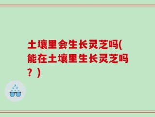 土壤里会生长灵芝吗(能在土壤里生长灵芝吗？)