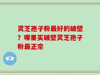 灵芝孢子粉最好的破壁？哪里买破壁灵芝孢子粉最正宗
