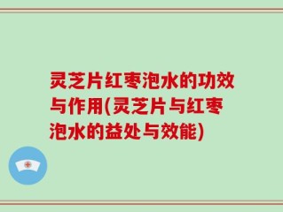 灵芝片红枣泡水的功效与作用(灵芝片与红枣泡水的益处与效能)