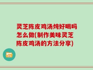 灵芝陈皮鸡汤炖好喝吗怎么做(制作美味灵芝陈皮鸡汤的方法分享)