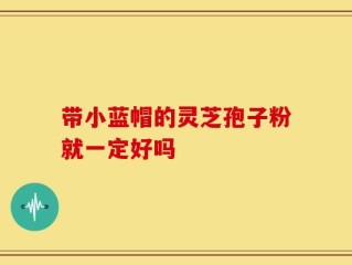 带小蓝帽的灵芝孢子粉就一定好吗