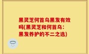 黑灵芝何首乌黑发有效吗(黑灵芝和何首乌：黑发养护的不二之选)